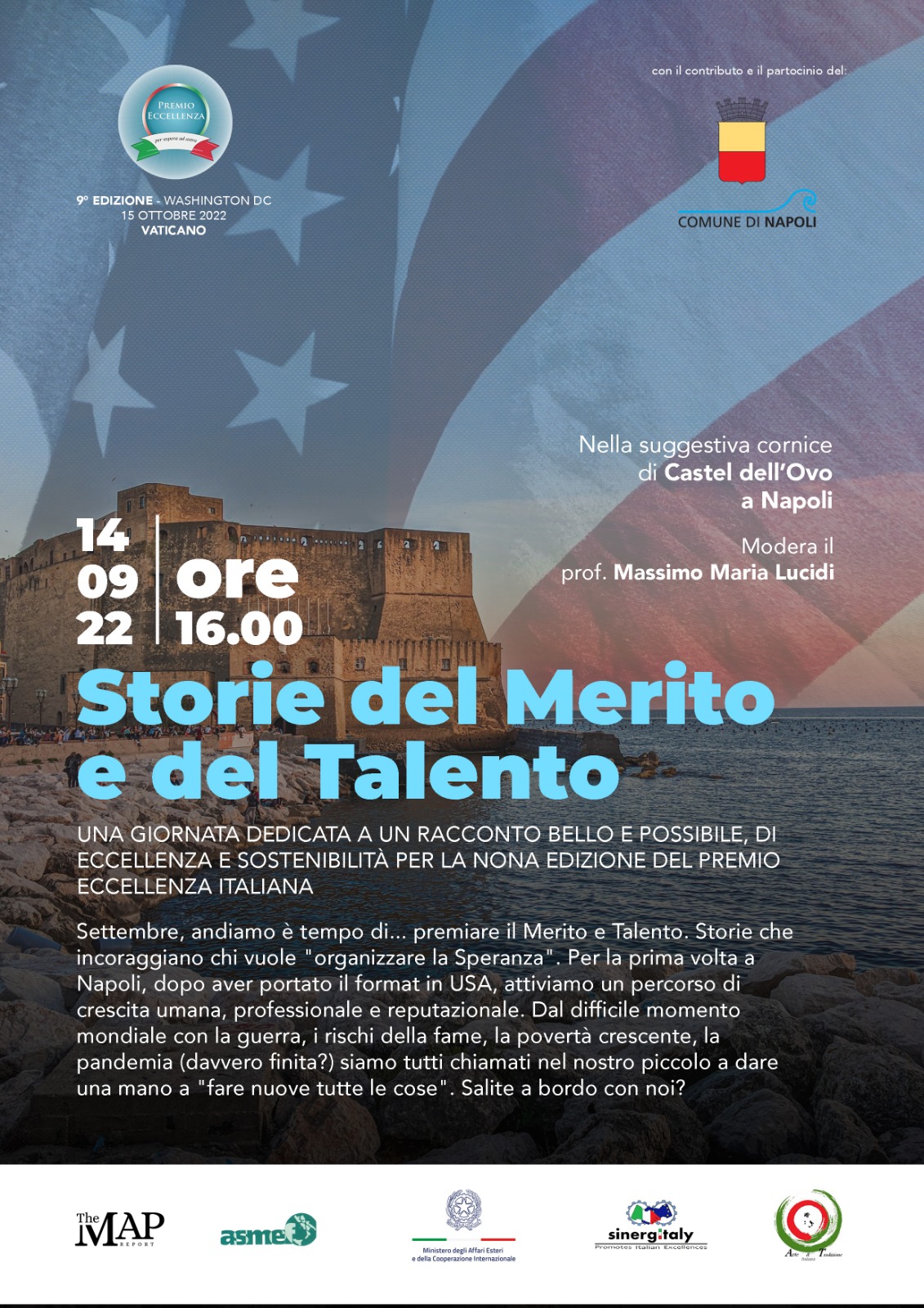 Da Napoli a Washington DC: 9^ edizione del Premio Eccellenza Italiana